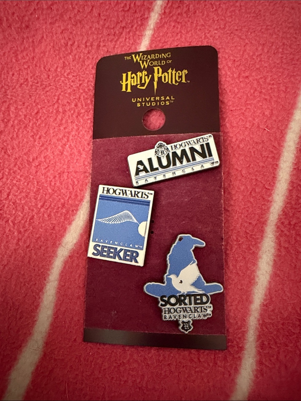 Harry Potter Ravenclaw Blue Enamel Pin Set